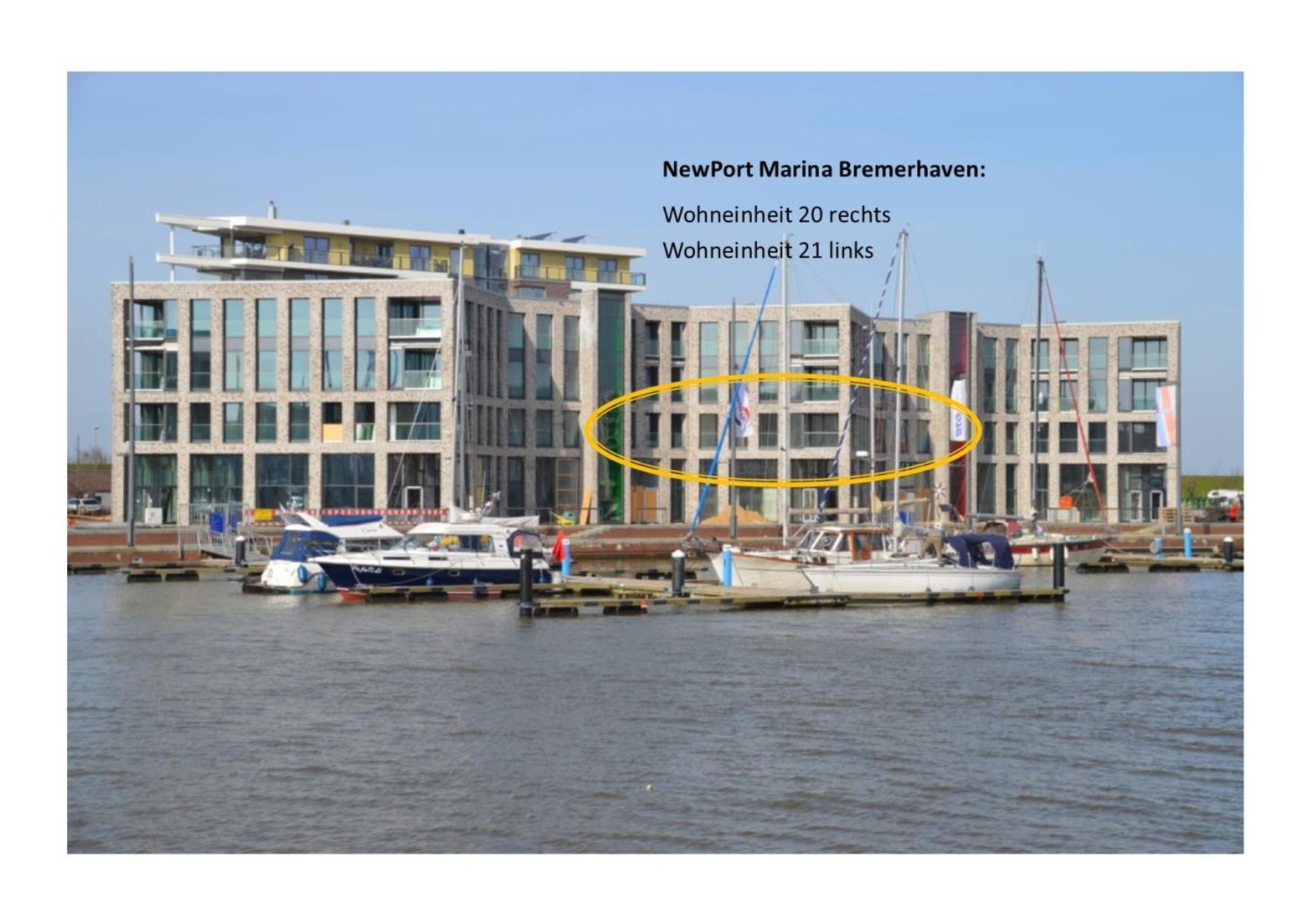 Ferienwohnung Neuer Hafen Marina بريمرهافن المظهر الخارجي الصورة